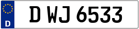 Truck License Plate